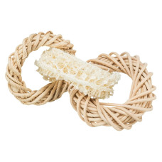 Argola em Lufa/Vime/Fibras Milho p/ Roedores - d13cm Argola em Lufa/Vime/Fibras Milho p/ Roedores - d13cm